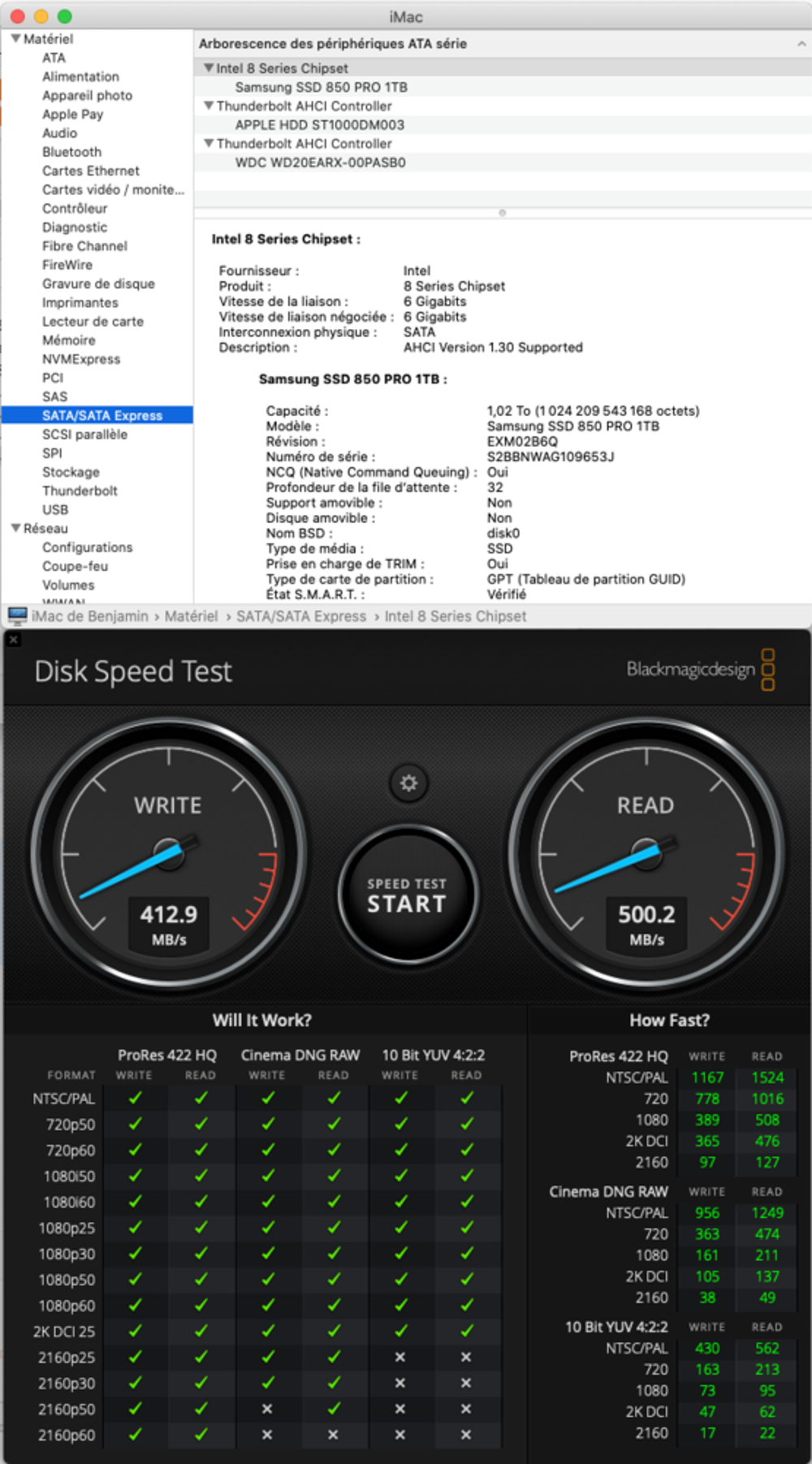 iMac 27 fin 2013 i7 3,5GHz Matriel informatique