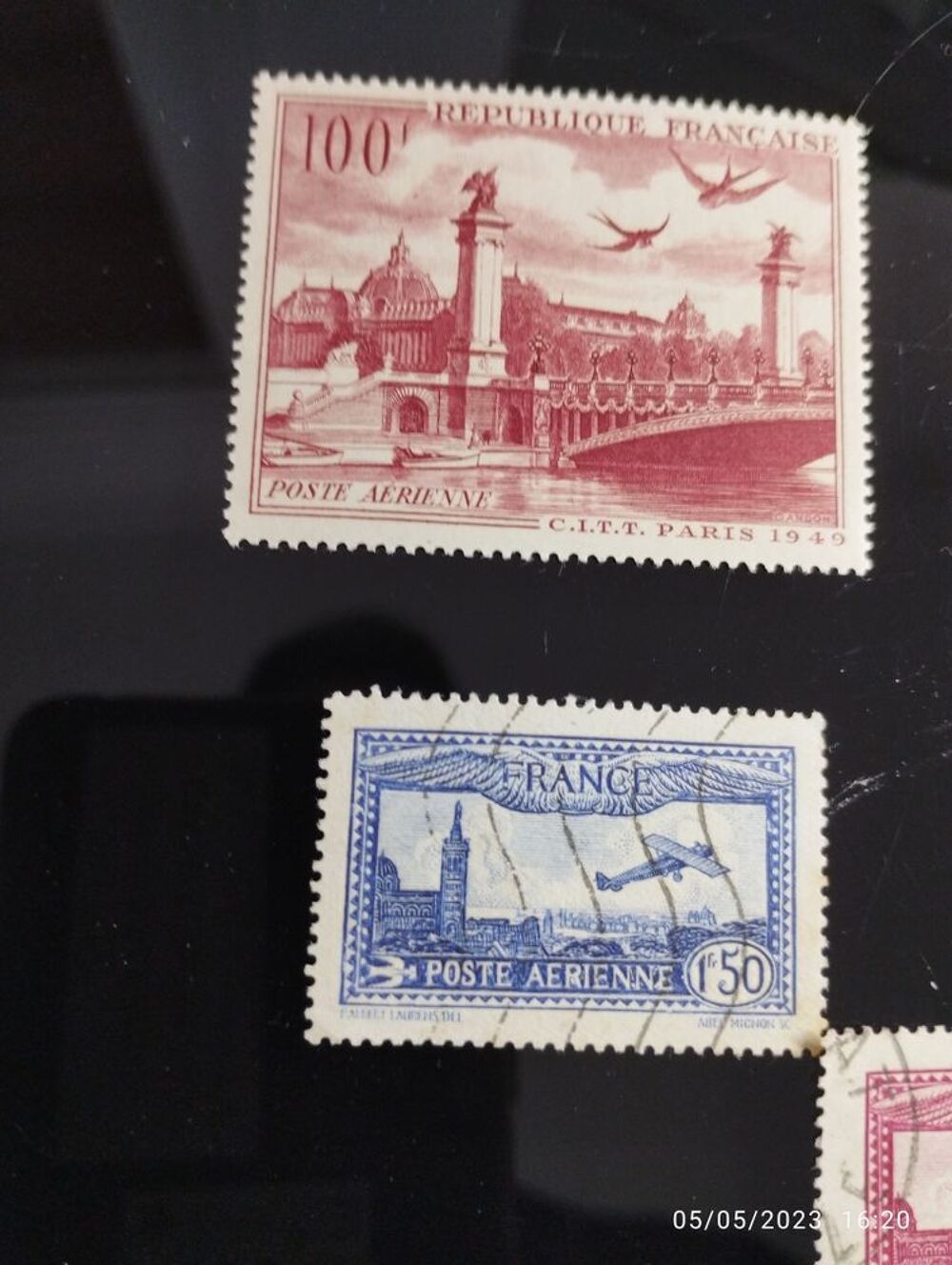 TIMBRES DE FRANCE 
POSTE A&Eacute;RIENNE 