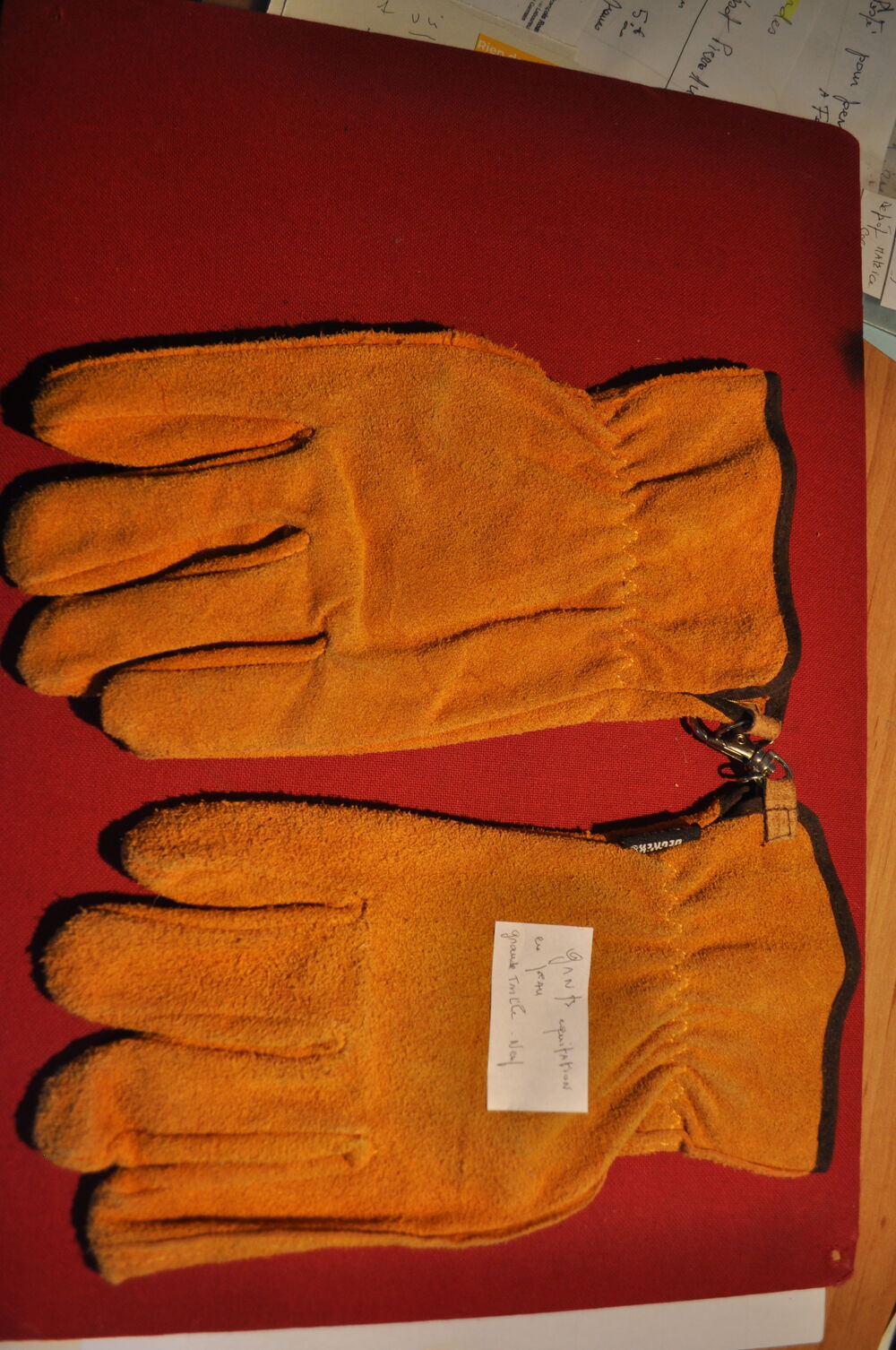 Gants en peau cuir Tr&eacute;s souple pour &eacute;quitation ou autre Sports