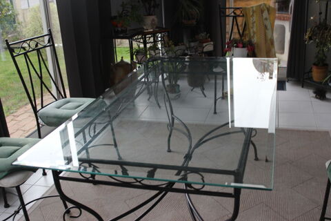 Table plateau verre 70 Tharon Plage (44)