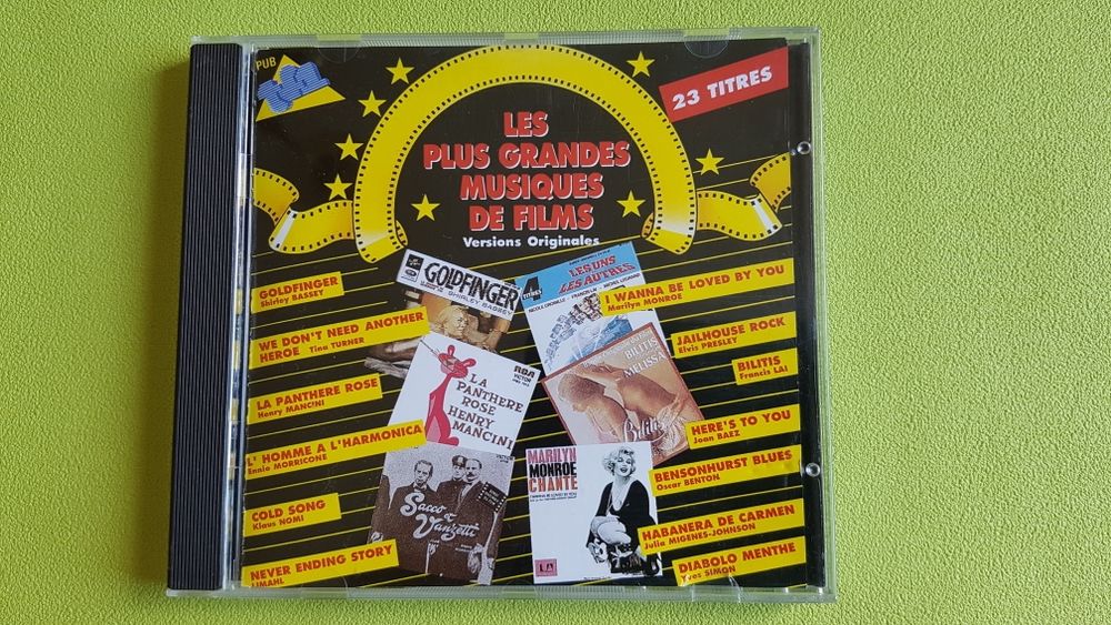 LES PLUS GRANDES MUSIQUES DE FILMS CD et vinyles