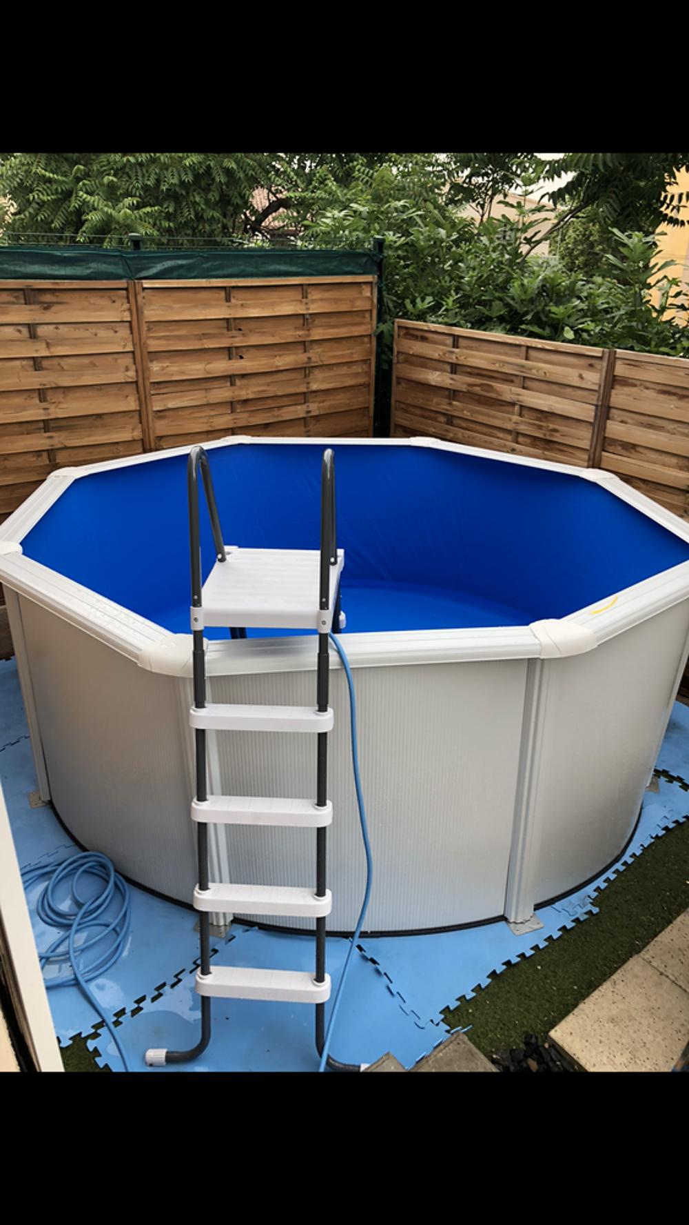 Piscine hors sol acier Jardin