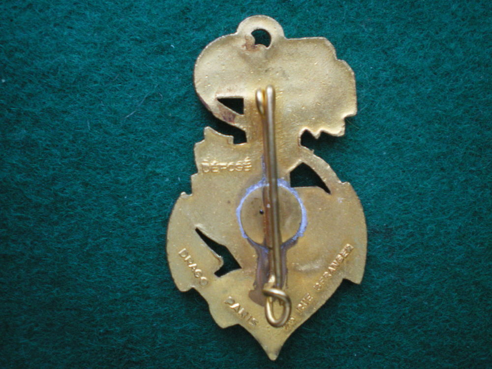 Insigne colonial - 2&deg; RIC 1&deg; Bataillon de Marche en E.O. 