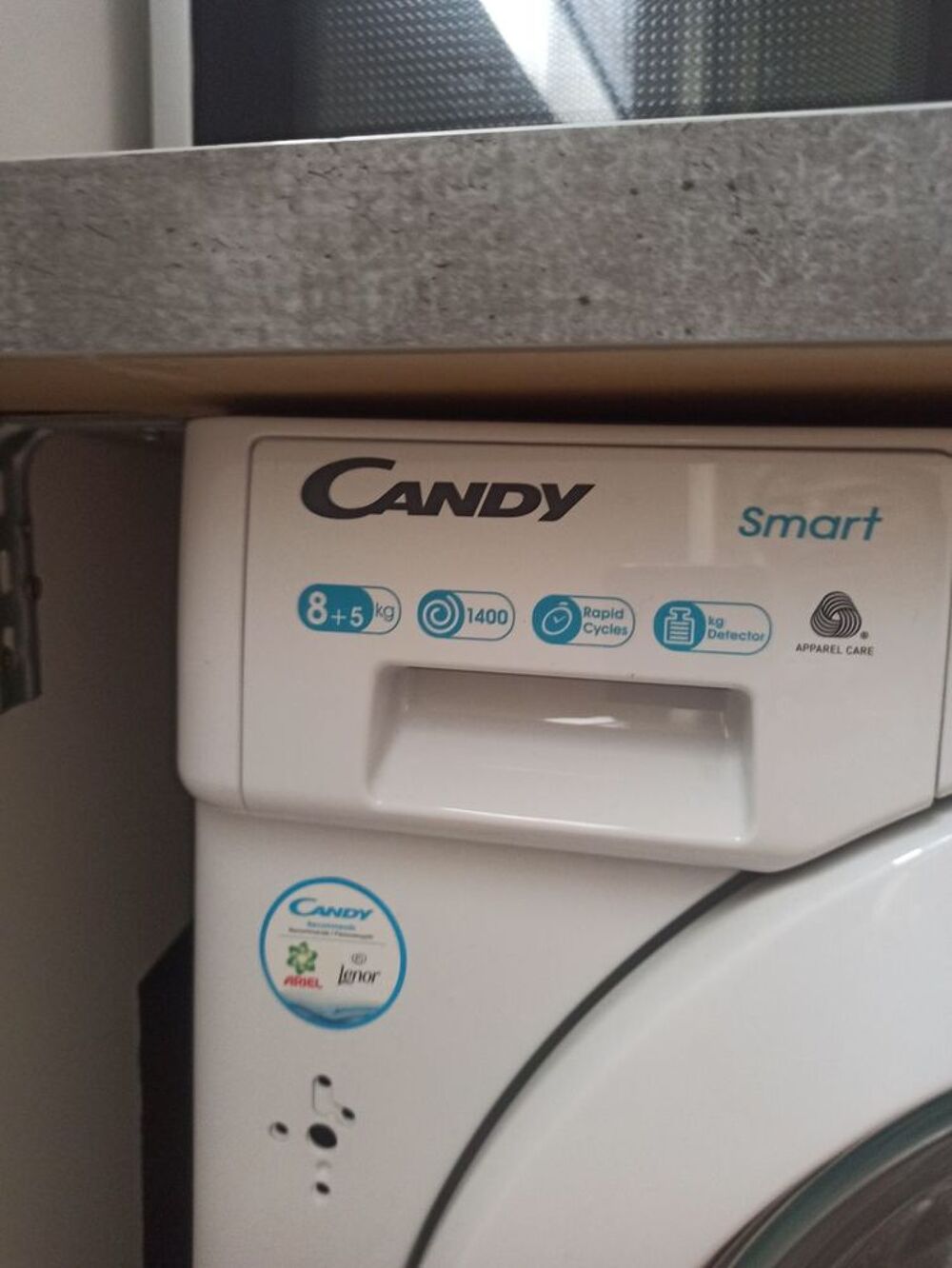 Machine &agrave; laver s&eacute;chante encastrable CANDY Smart Electroménager