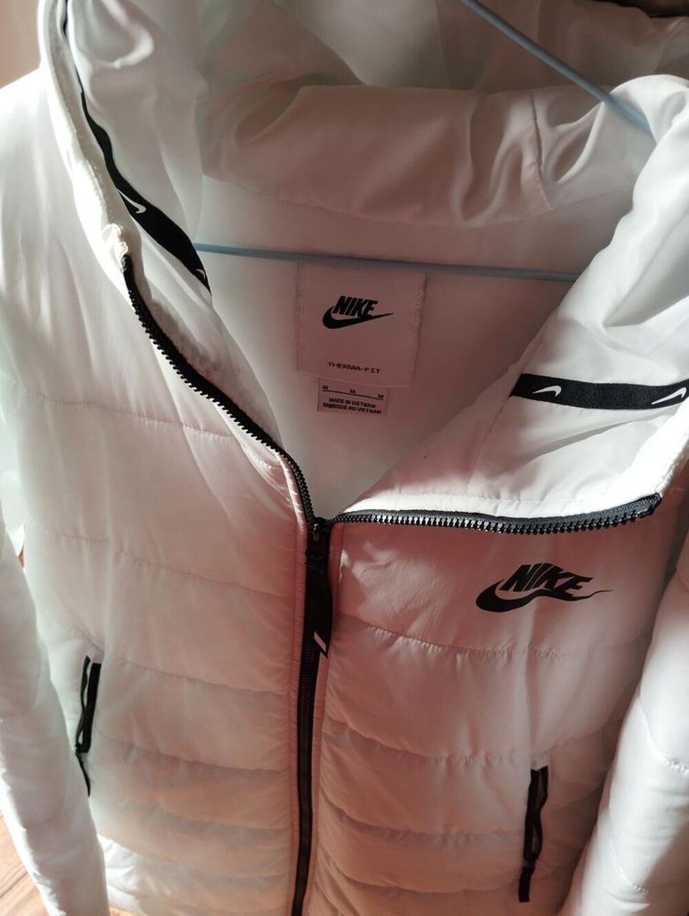 parka chaude blanche Vêtements