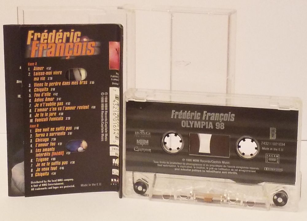 Fr&eacute;d&eacute;ric Fran&ccedil;ois Olympia 98 CD et vinyles