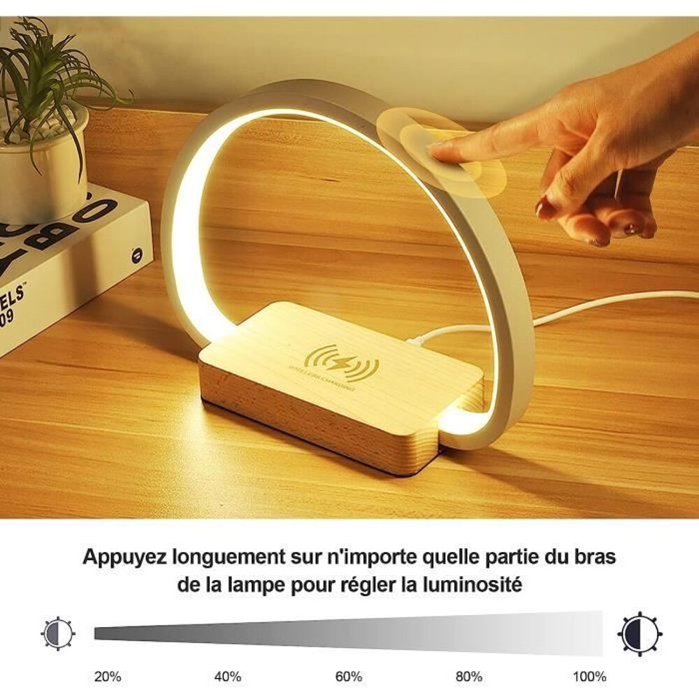 Lampe horloge chargeur sans fil Audio et hifi