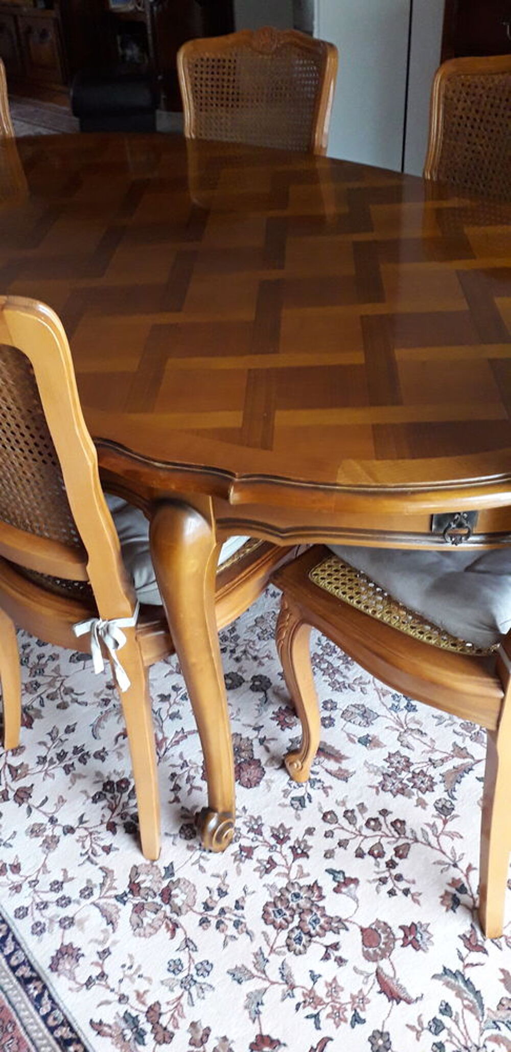 table merisier +2rallonges Meubles