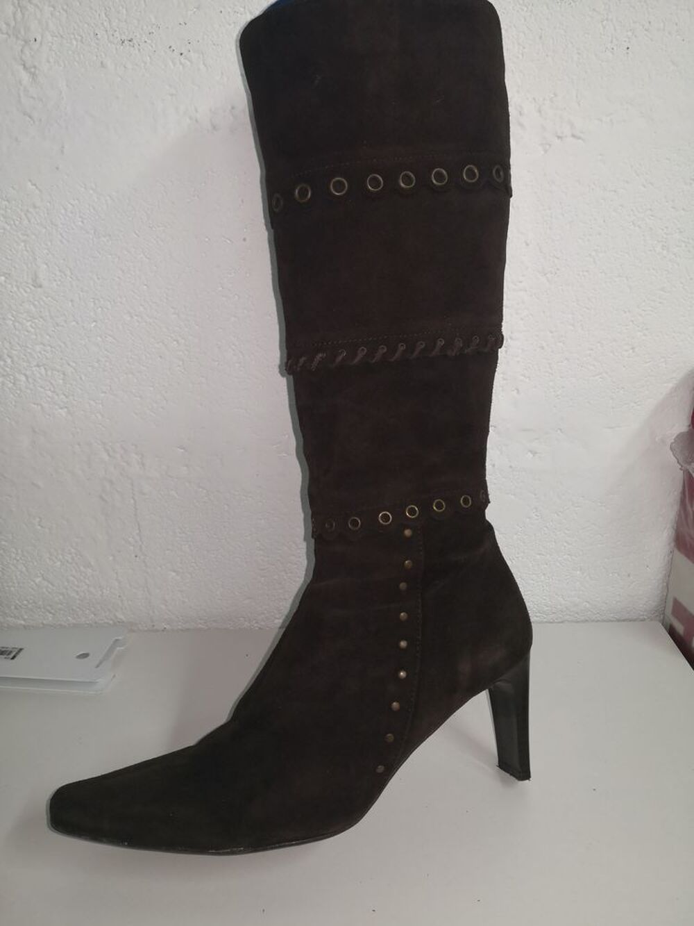 Botte cuir Chaussures