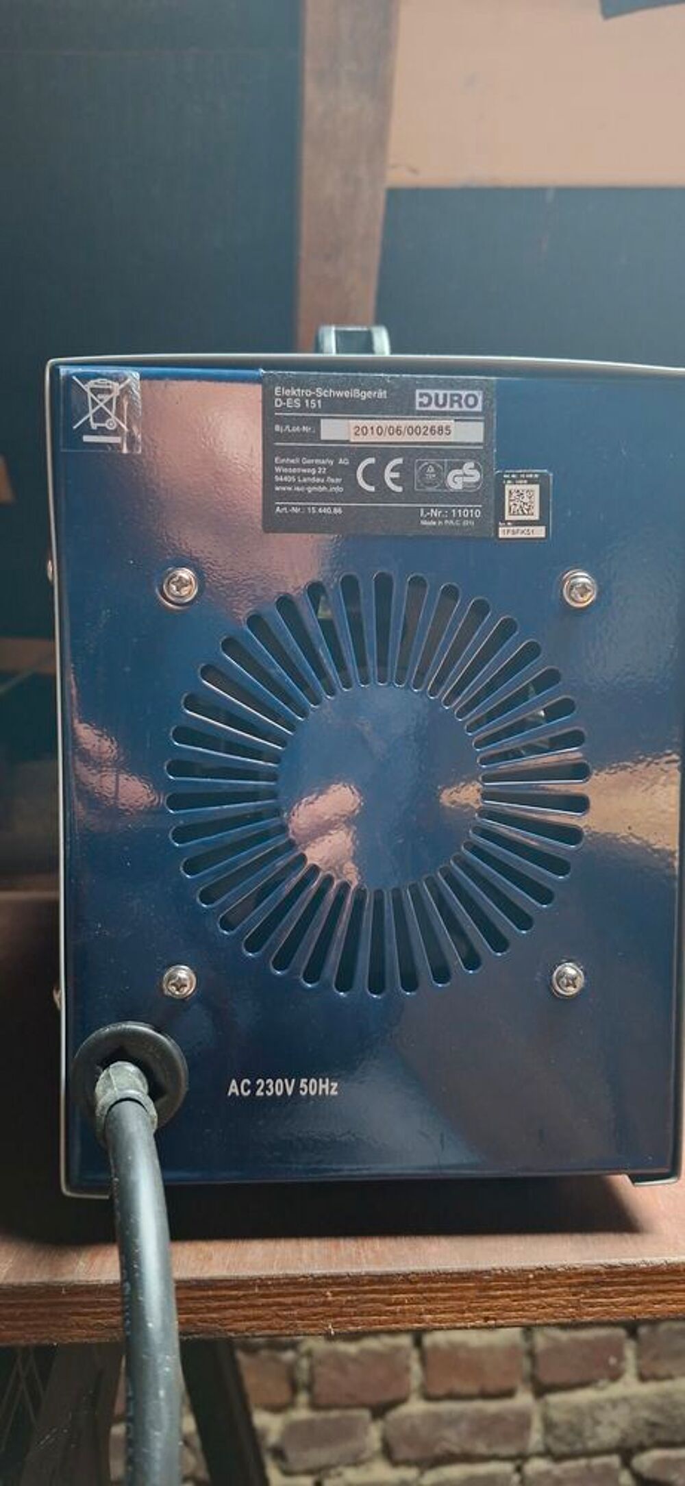POSTE A SOUDER DURO D-ES 150 Amp&egrave;res Bricolage