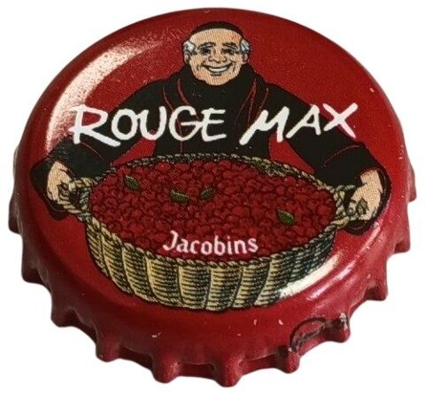 Belgique Capsule de Bière Beer Crown Cap Rouge Max Jacobins 1.4 Chesny (57)