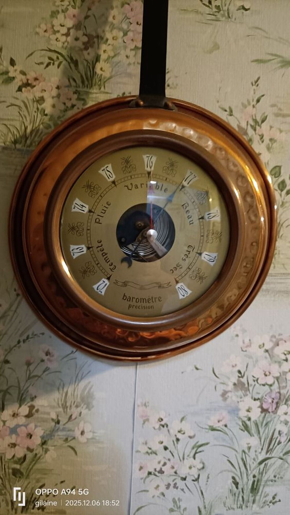 Barom&egrave;tre mural D�coration