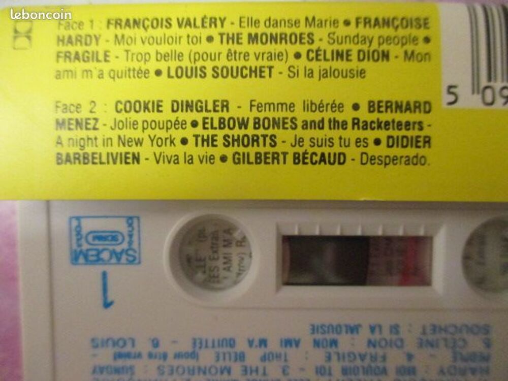 Cassette audio Tubes 84 CD et vinyles