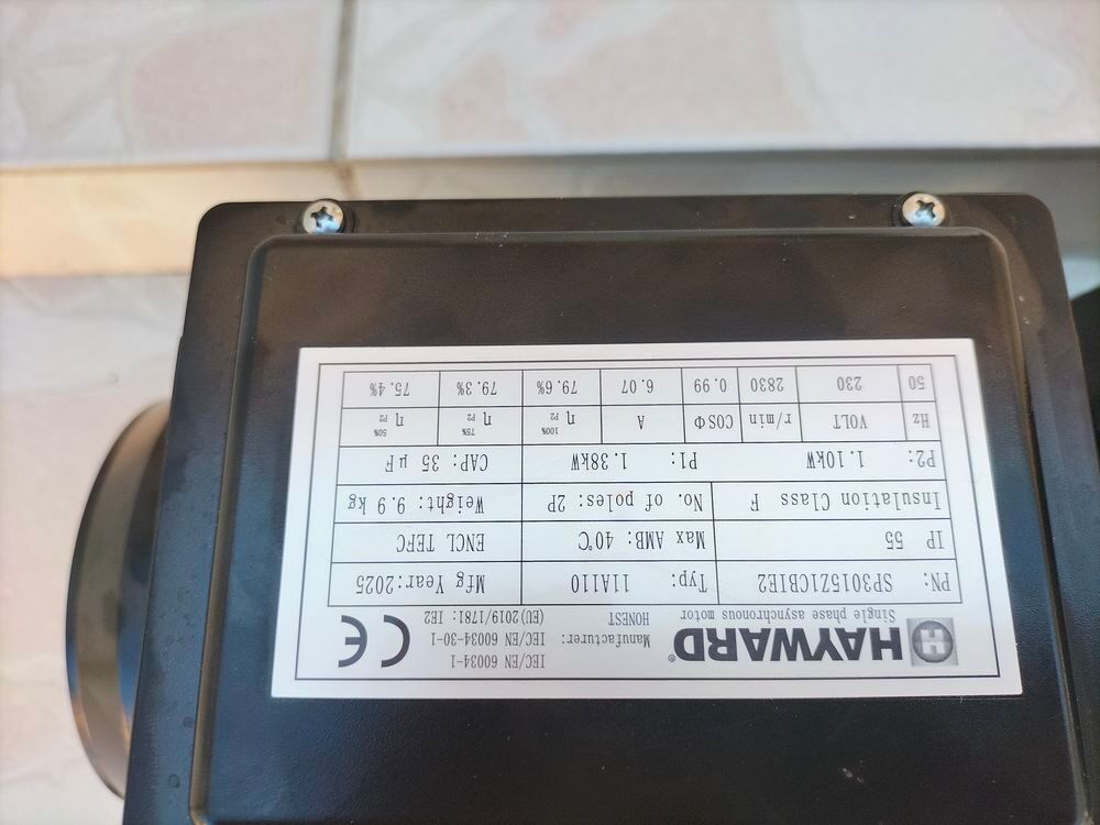 pompe piscine Hayward super pump 1.5 CV Jardin