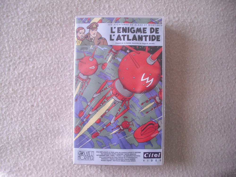 lot de 13films VHS LES AVENTURES DE BLAKE ET MORTIMER DVD et blu-ray