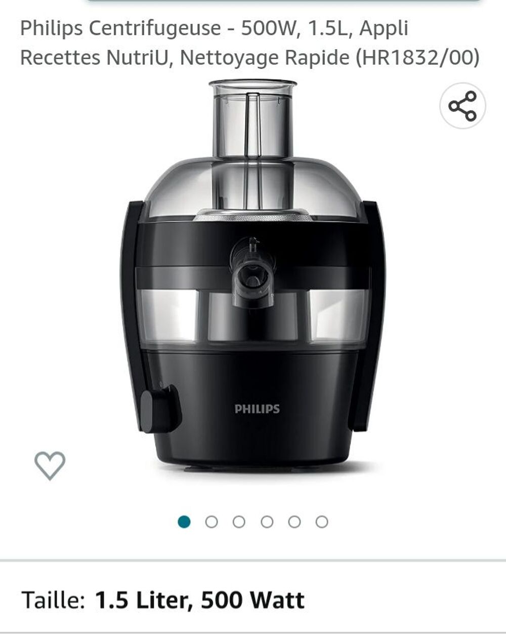 centrifugeuse Philips Electroménager