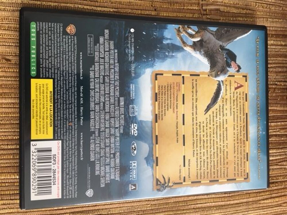 DVD Harry Potter et le Prisonnier d'Azkaban DVD et blu-ray