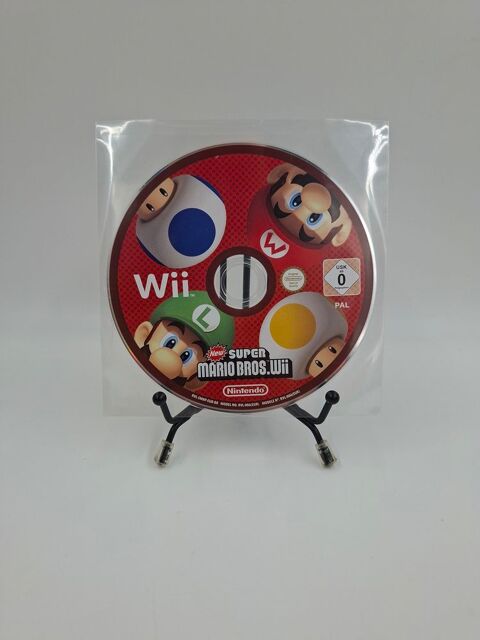 Jeu Nintendo Wii New Super Mario Bros. Wii en loose 5 Vulbens (74)