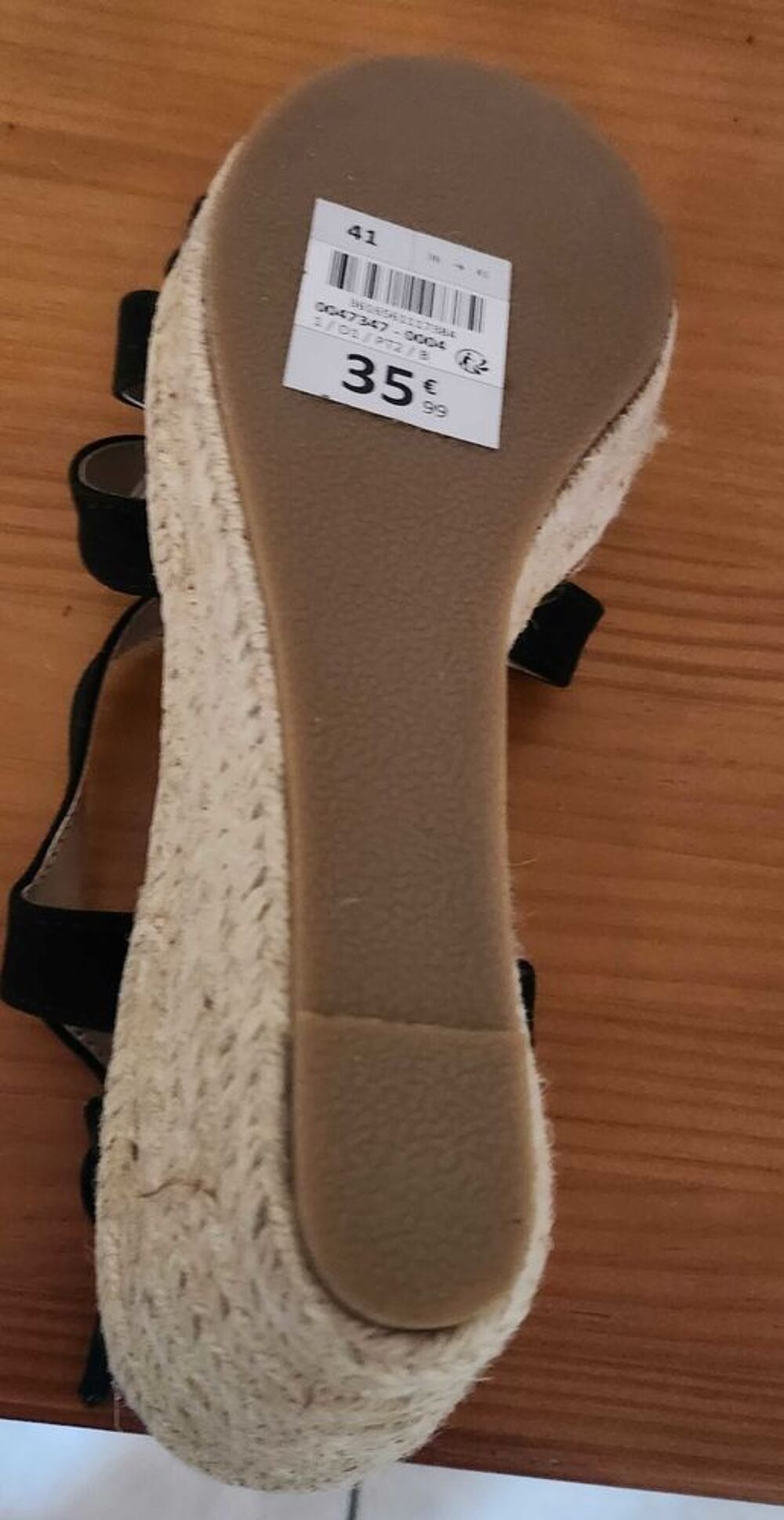 sandales compens&eacute;es femme Chaussures