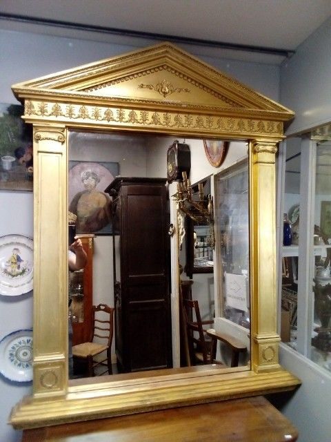 Miroir ancien 330 Château-l'Évêque (24)