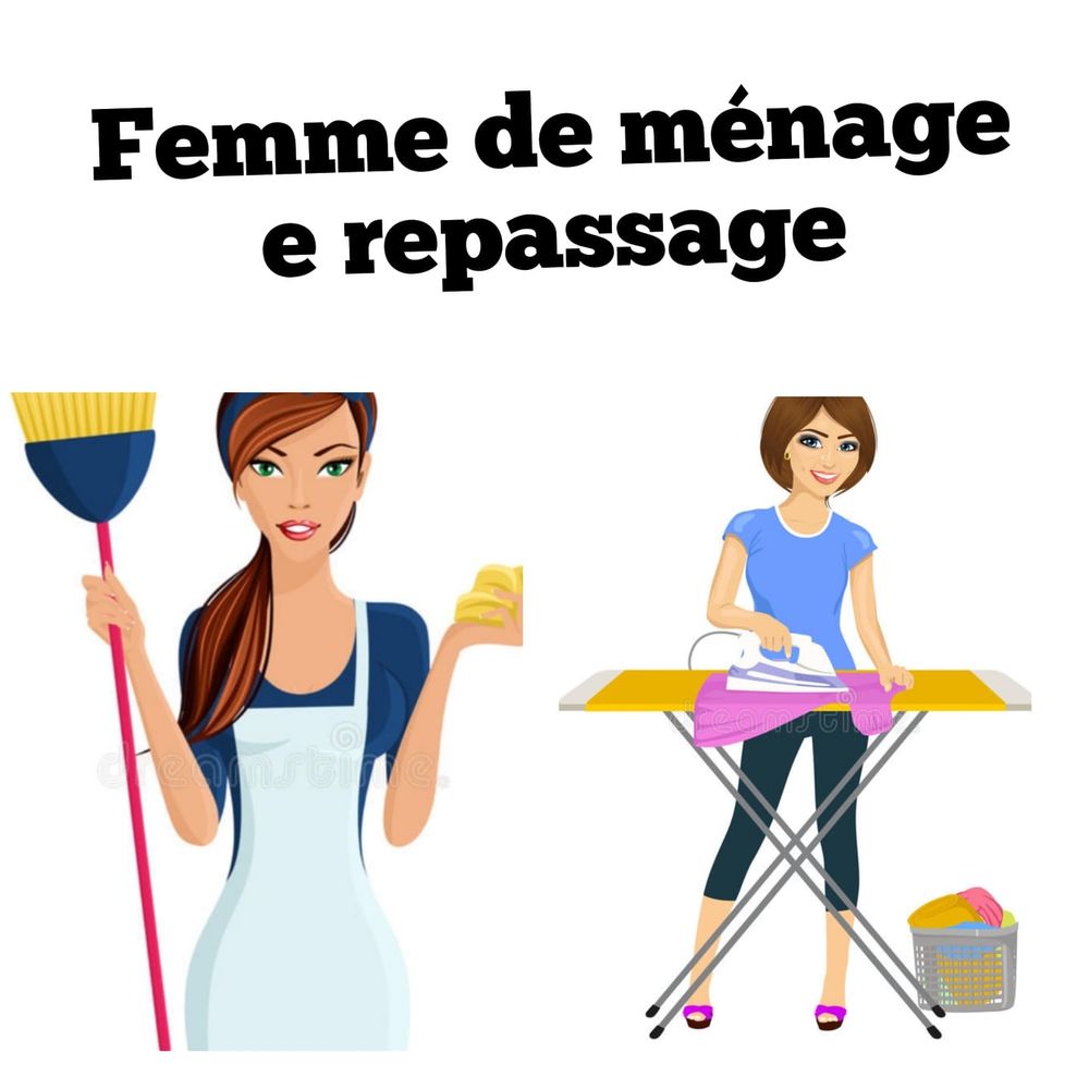   Ménage et repassage à domicile 