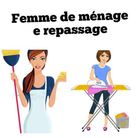 Ménage et repassage à domicile 0 95640 Marines