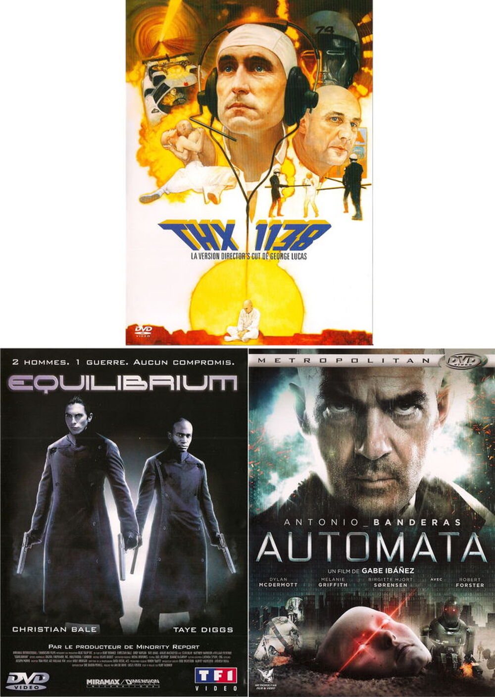 Trilogie DVD Dystopie DVD et blu-ray