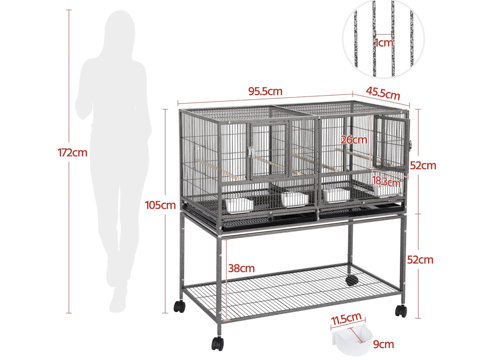 Cage &agrave; oiseaux 50 01290 Cormoranche-sur-sa�ne