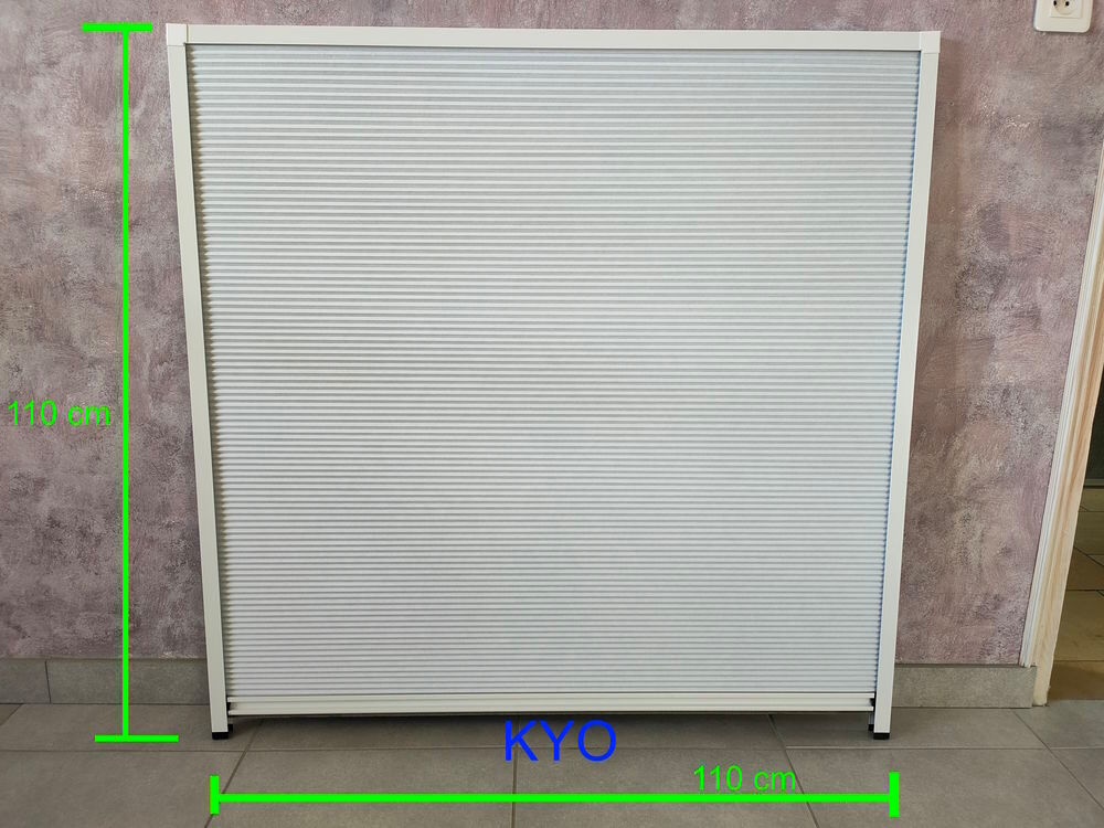 Porte accord&eacute;on coulissante pliante 110x110cm placard blanc Bricolage