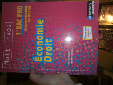 eco droit bac pro tertiaire ed nathan 5 Annonay (07)