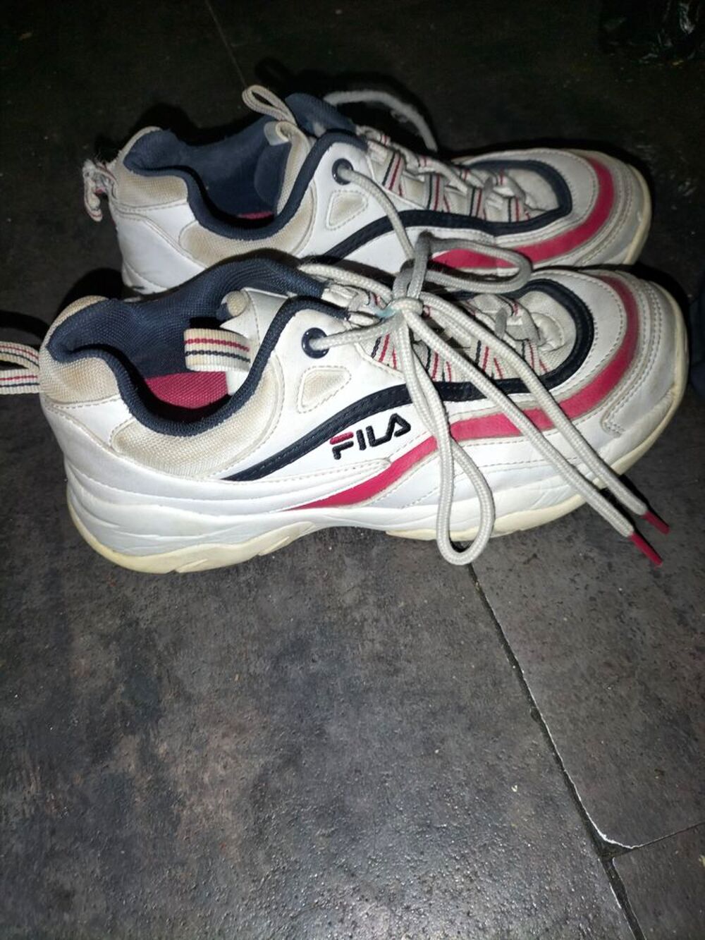 Basket fila blanc pointure 37 tr&egrave;s bon &eacute;tat Chaussures