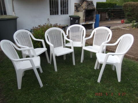 6 fauteuils de jardin 14 Senlis (60)