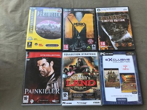 Lot de 16 jeux video vintage pour pc 80 Mottier (38)