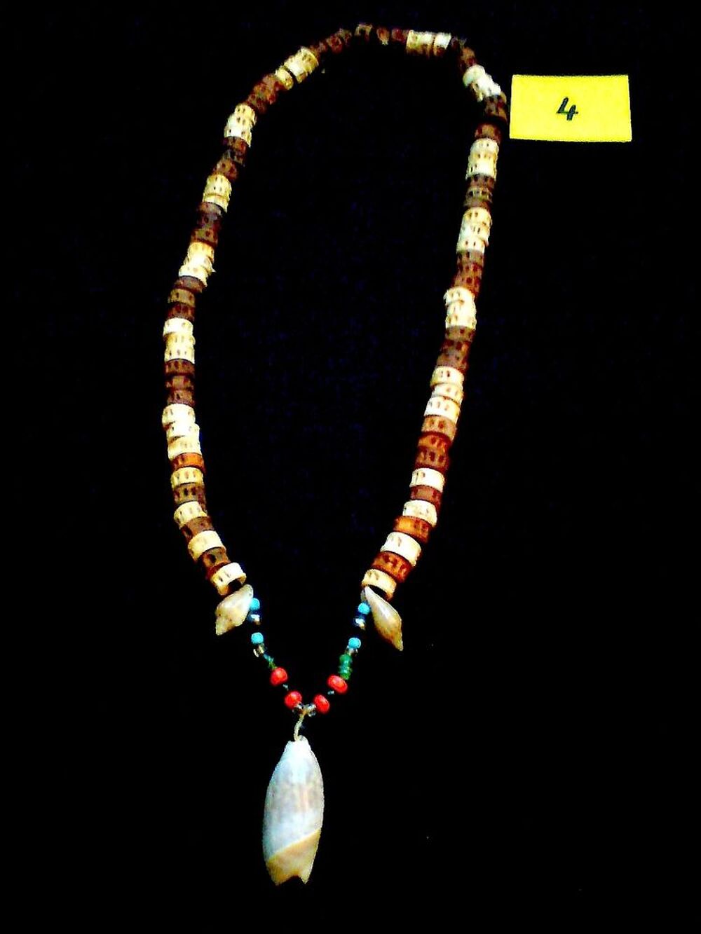 COLLIER COQUILLAGES MAURITANIE 2 Bijoux et montres