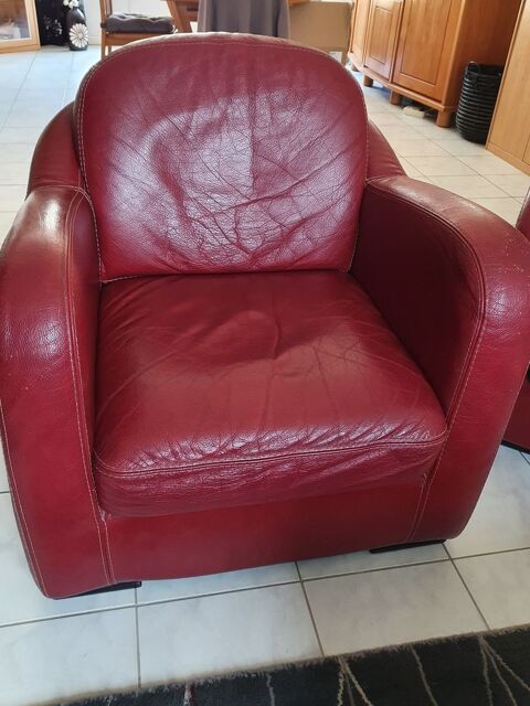 Fauteuil cuir 70 Chambly (60)