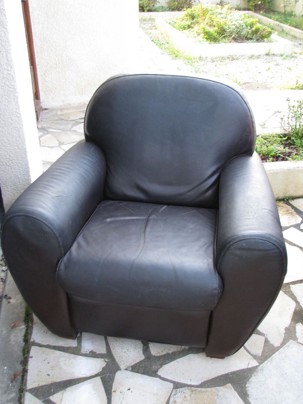 fauteuil club cuir v&eacute;ritable Meubles