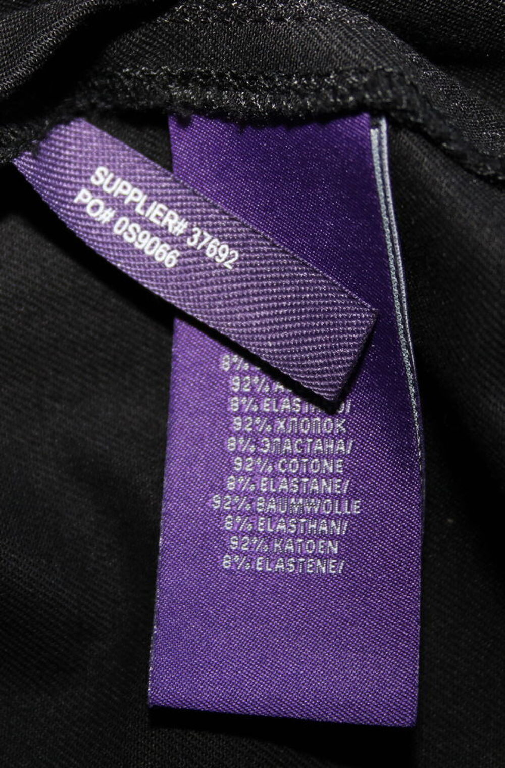 Pantalon noir RALPH LAUREN purple label 
T.12 soit 42 Fr Vêtements