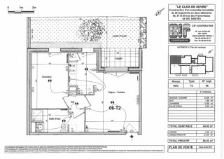  Appartement � vendre 2 pi�ces 44 m�