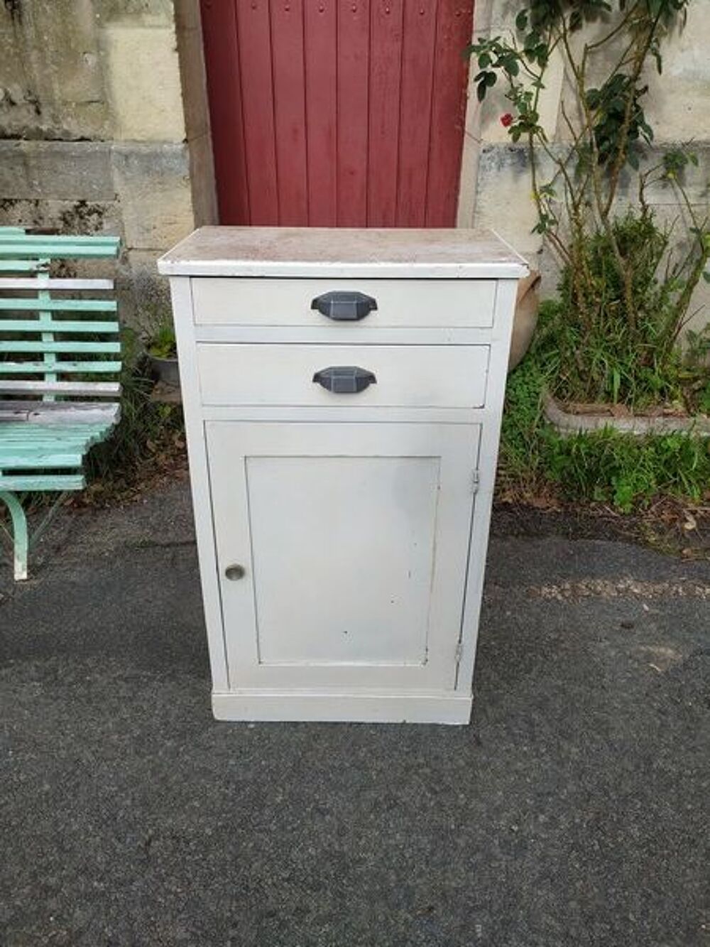 Ancien Meuble Buffet Parisien &agrave; Tiroirs Ann&eacute;es 30/40 Meubles