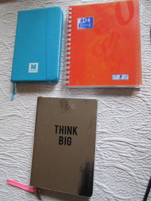 Lot de 3 carnets, répertoires, mémo NEUFS 5 Herblay (95)