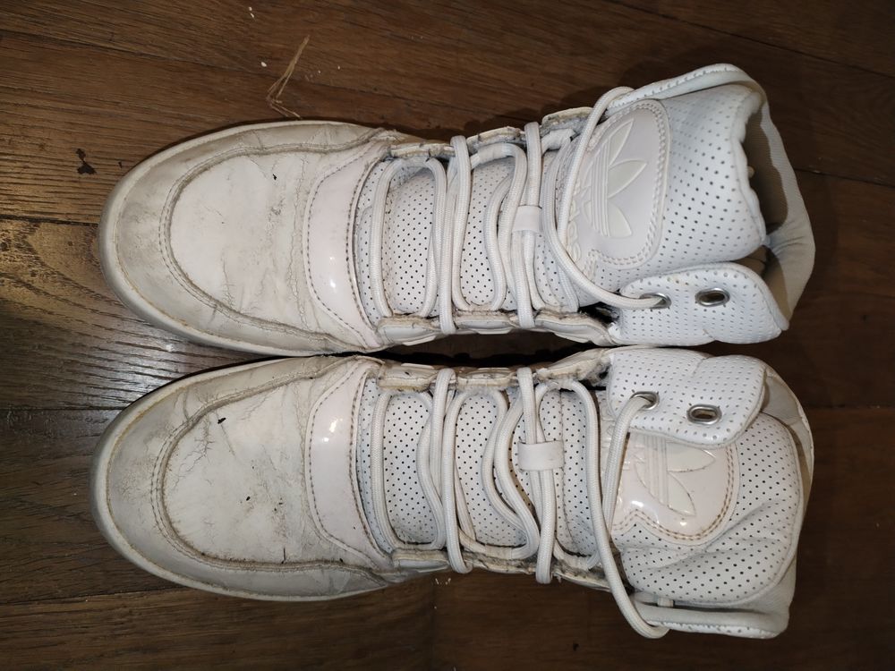 Baskets ADIDAS montante blanche (Taille 41.5) Chaussures