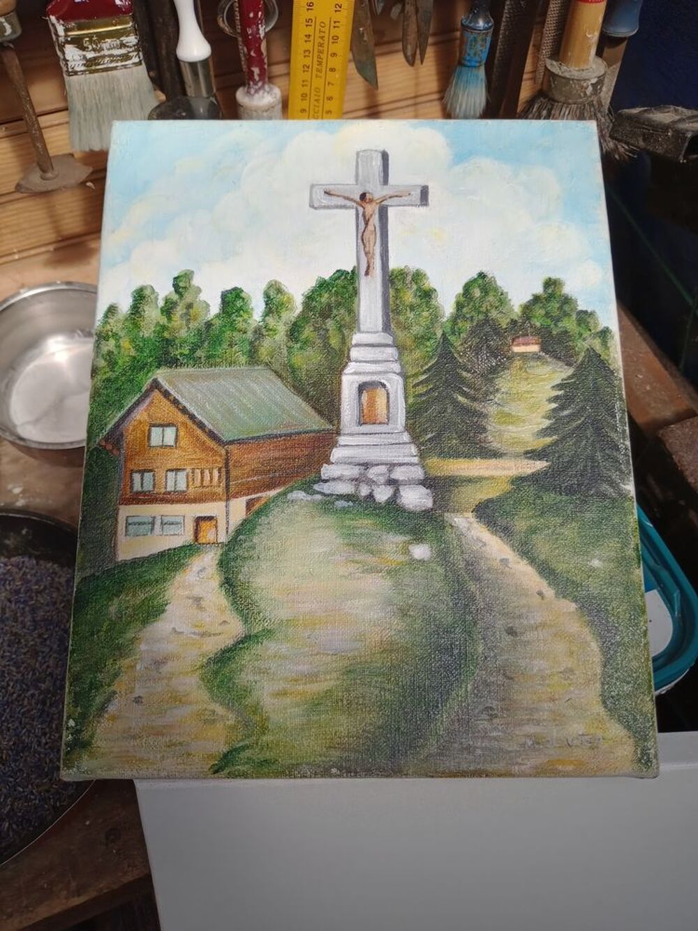 Tableau peint par une passionn&eacute;e de peintures
Décoration