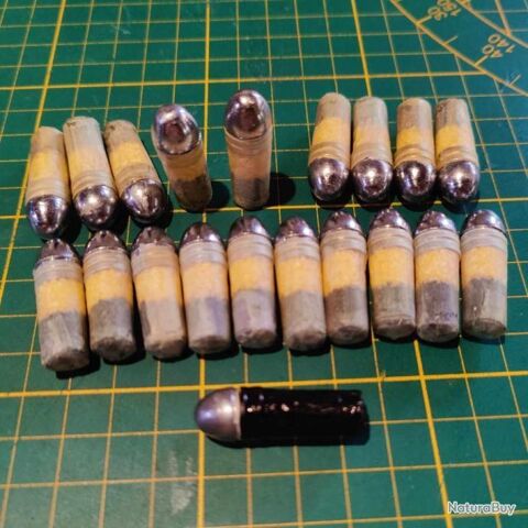 10 Cartouches papier pour remington 1858 cal 44 + 10 amorces 0 Chantilly (60)