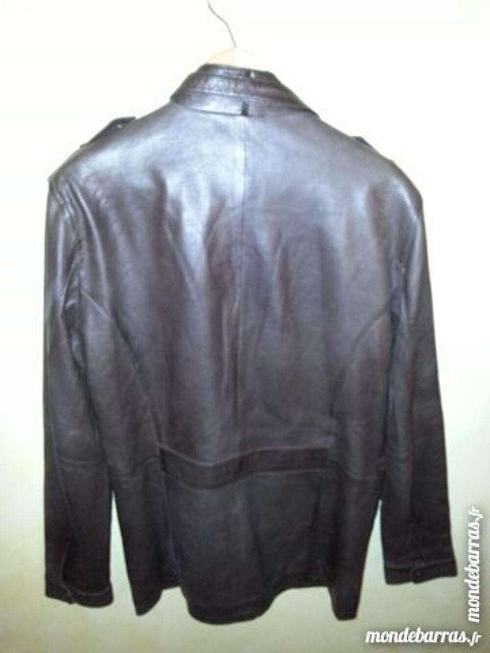 Veste homme en cuir d'agneau 3 Suisses Collection Vêtements