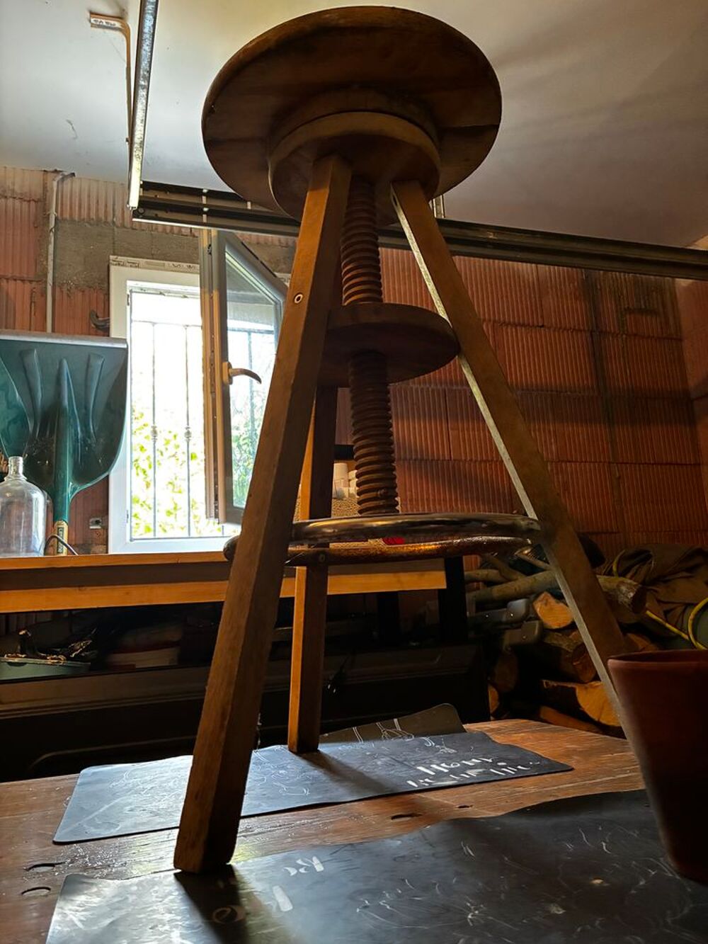 Tabouret de peintre r&eacute;ajustable Meubles