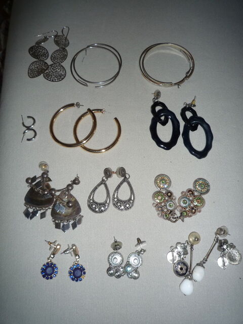 Boucles d'oreilles 3 Roncq (59)