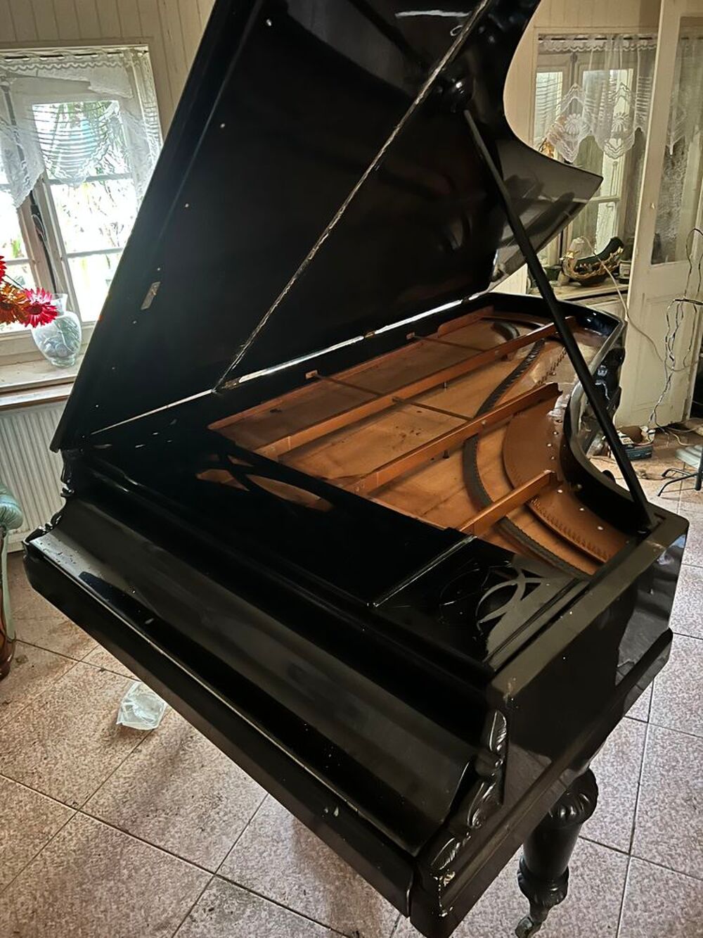 
Piano &agrave; queue Pleyel 1902 Noir - 240X140 Meubles