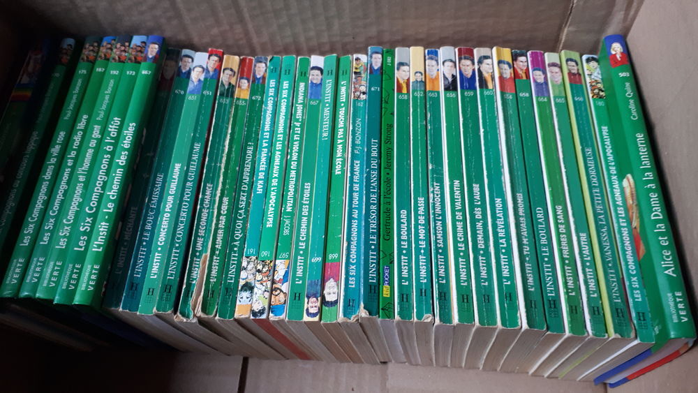Collection biblioth&egrave;que verte Livres et BD