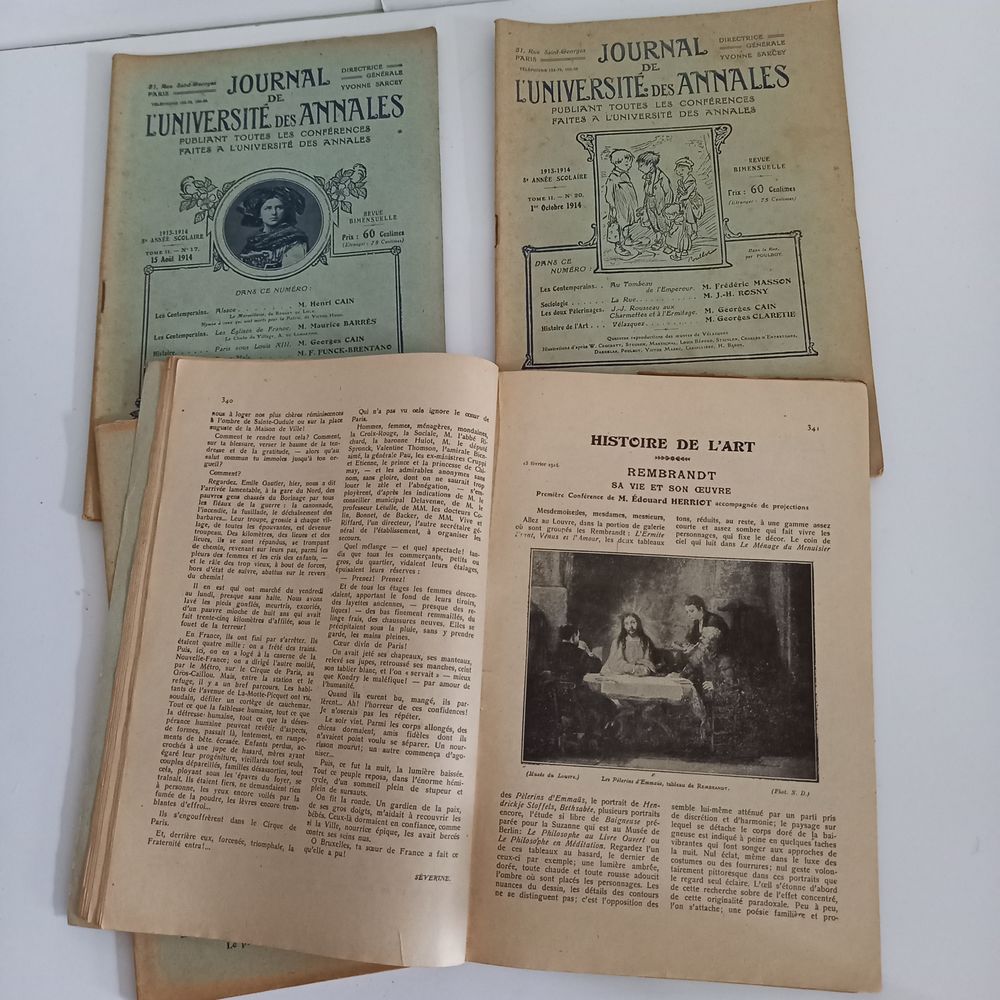 Lot de 4 annales universitaires du 15 aout au 15 septembre 1 Livres et BD