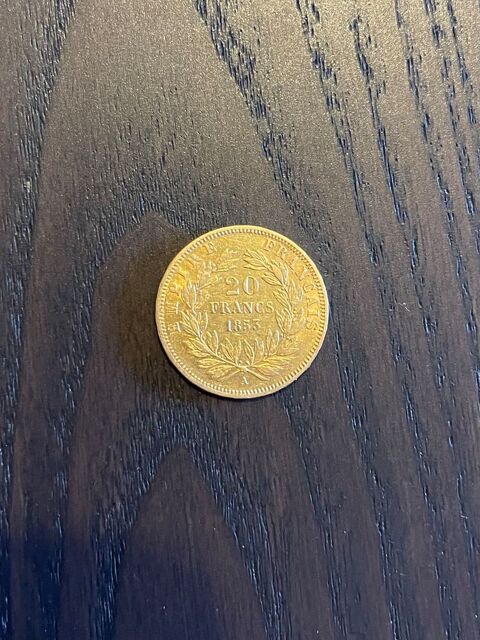 Pice 20 francs or 1853 Napolon III 360 Toulouse (31)
